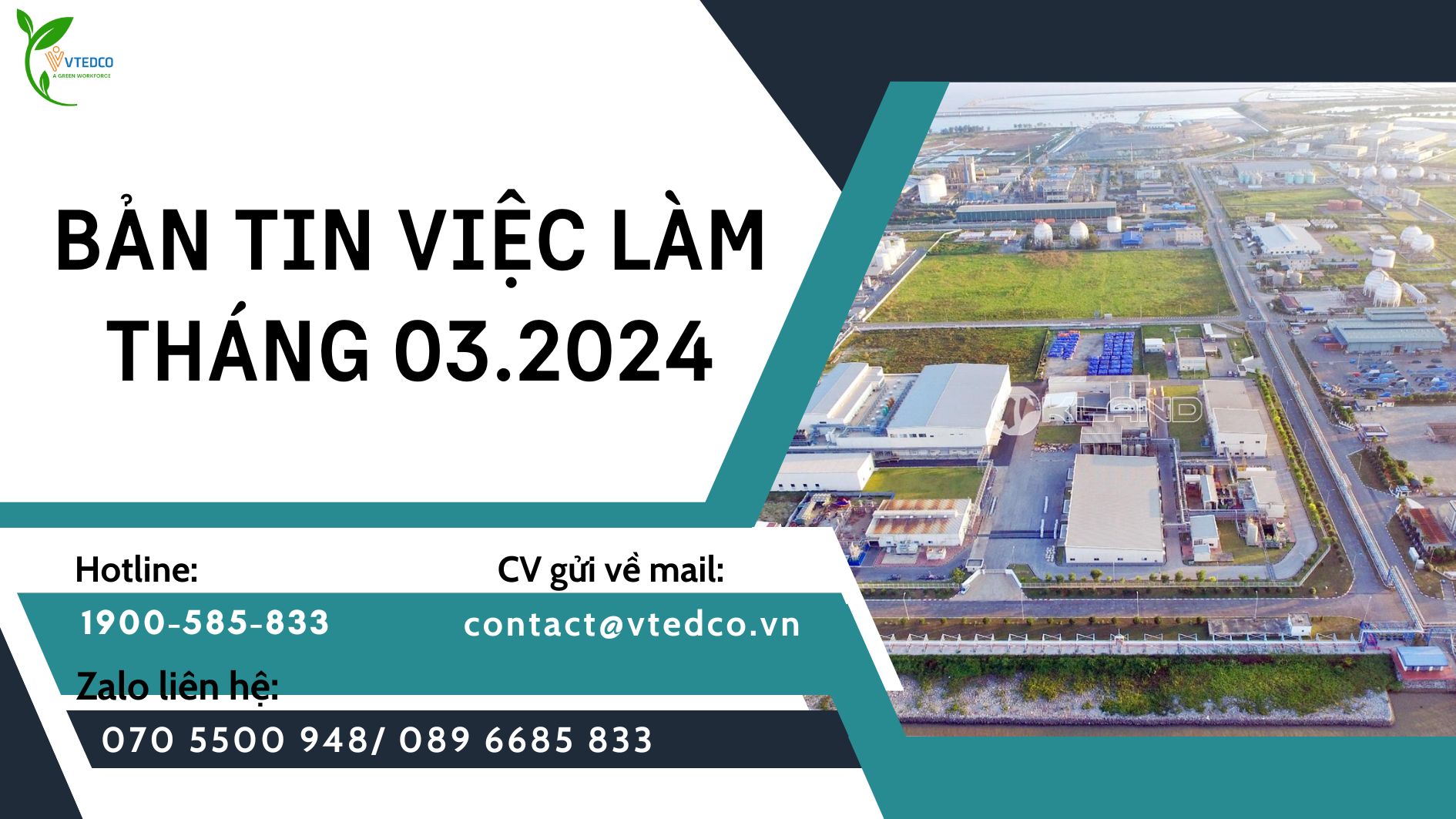 BẢN TIN TUYỂN DỤNG THÁNG 03.2024